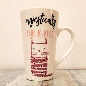 Hazel & Co. Majestically PUR-R-RFECT kitty cat coffee tea mug